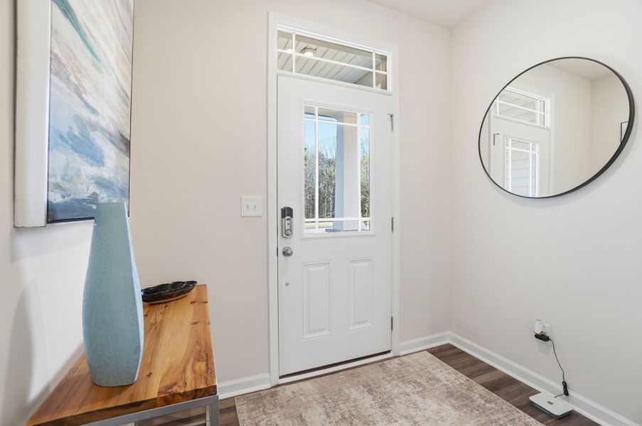 Furnished interior view inside a new home in Hedgecliff Townes, Kannapolis (Image 6). Furnished interior view inside a new home in Hedgecliff Townes, Kannapolis (Image 6).