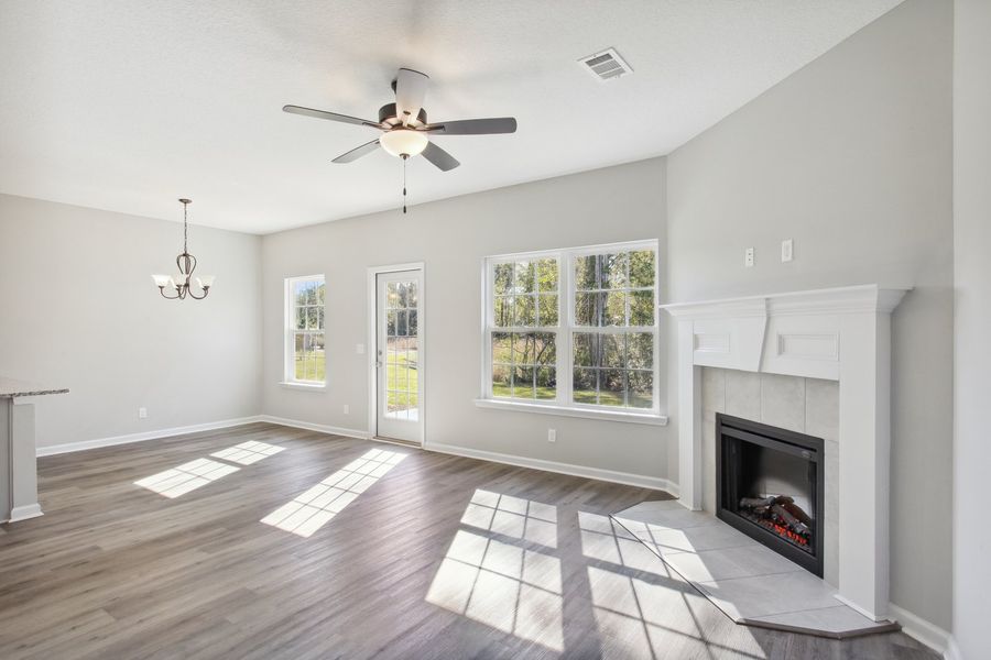 Representative unfurnished interior of a home built from the The Terrell by RTS Homes in Lakeside at Fifteen West, Hinesville (Image 16).