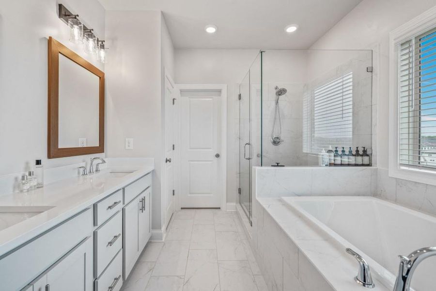 Furnished interior view inside a new home in Millcroft Townhomes, Buford (Image 21).