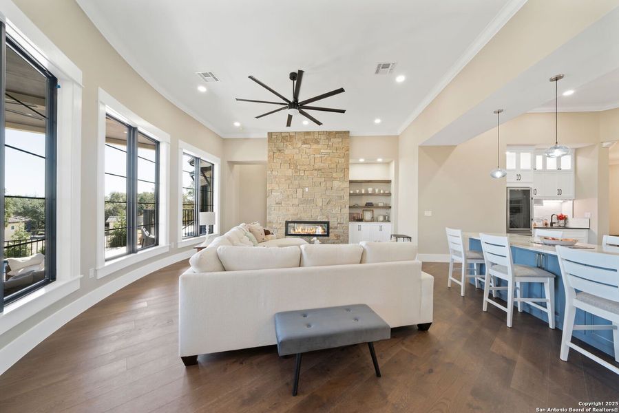 Furnished interior view inside a new home in , Bulverde (Image 6). Furnished interior view inside a new home in , Bulverde (Image 6).