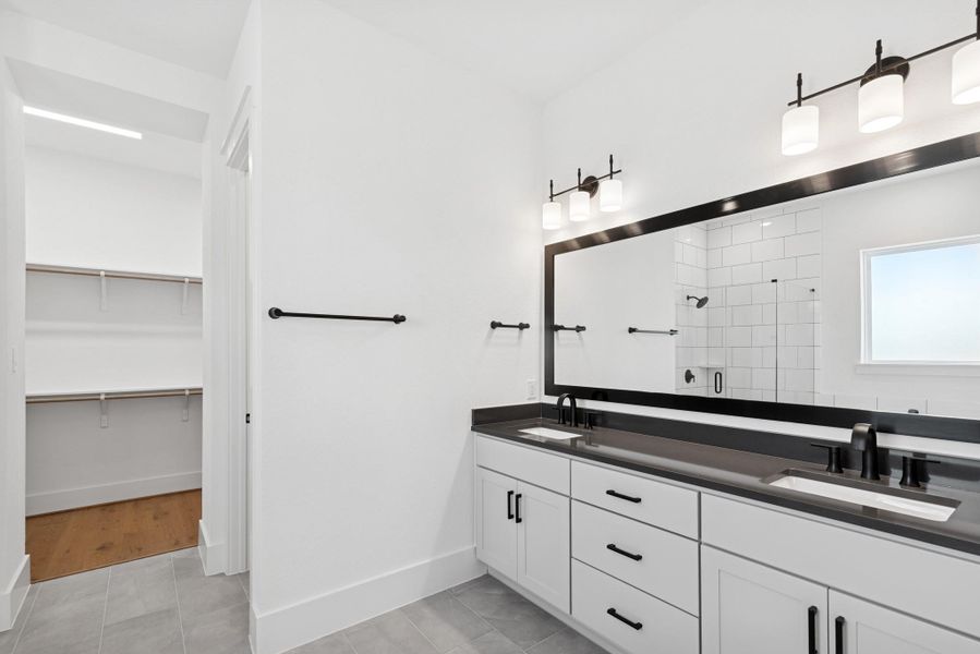 Furnished interior view inside a new home in Easthaven at Bridgeland Central - Horizon Collection, Cypress (Image 7).