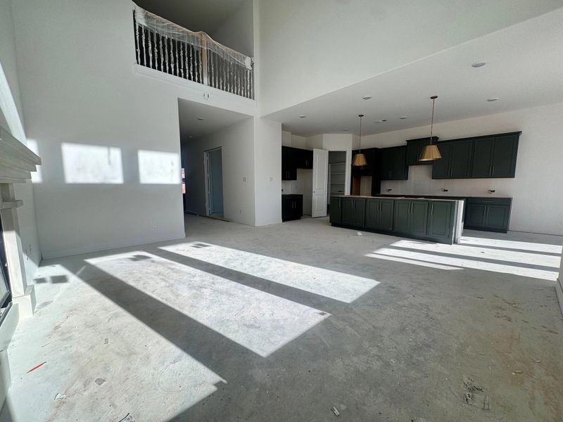 Construction Progress - Family room