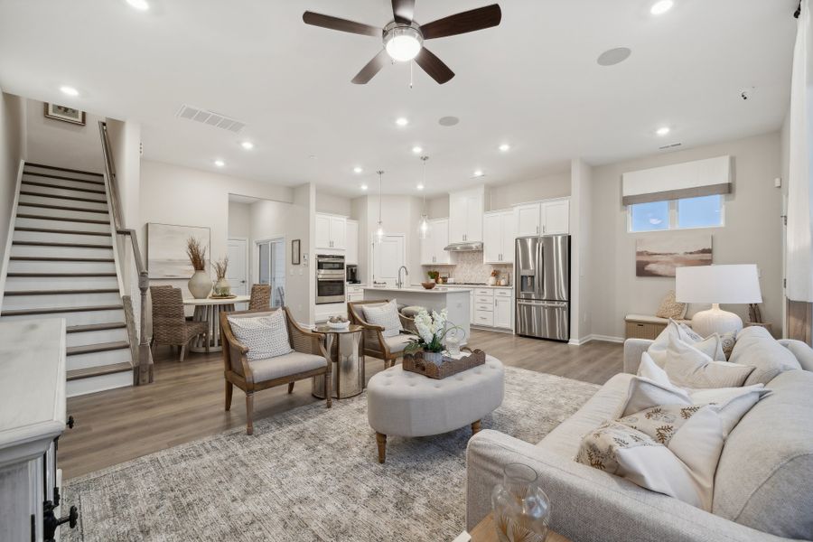 Furnished interior view inside a new home in Ridge at Sugar Creek, Indian Land (Image 5).