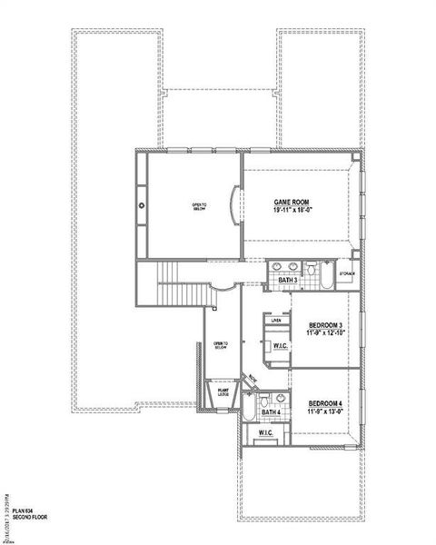2nd Level Floor Plan