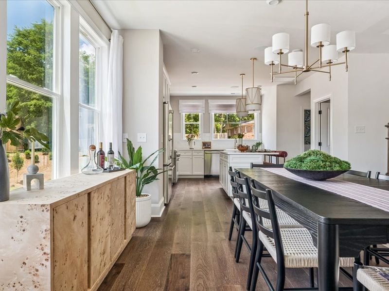 Representative furnished interior of a home built from the Price by Tri Pointe Homes in Old Town Village, Waxhaw (Image 11). Representative furnished interior of a home built from the Price by Tri Pointe Homes in Old Town Village, Waxhaw (Image 11).