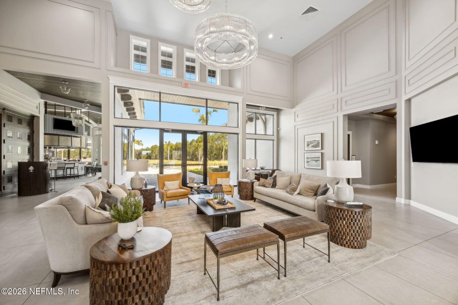 Furnished interior view inside a new home in Stillwater | Active Adult 55+, St. Johns (Image 5).