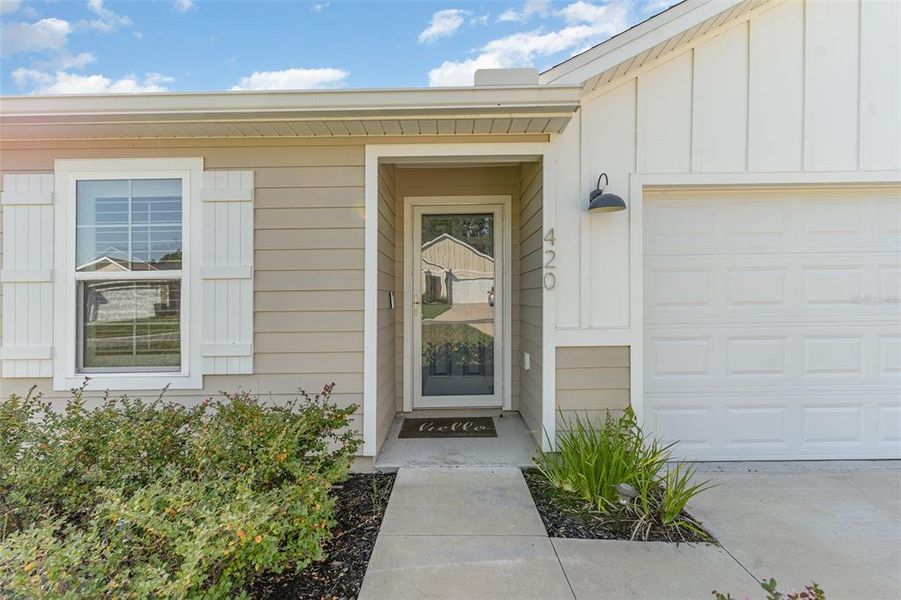 Exterior details and patio area of a home in , Lake City (Image 24).