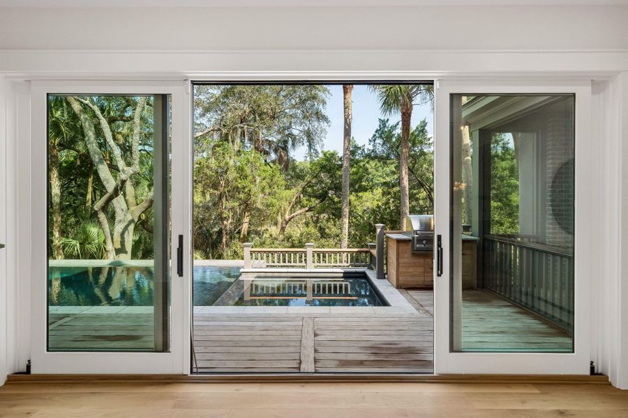 Exterior details and patio area of a home in , Kiawah Island (Image 43).