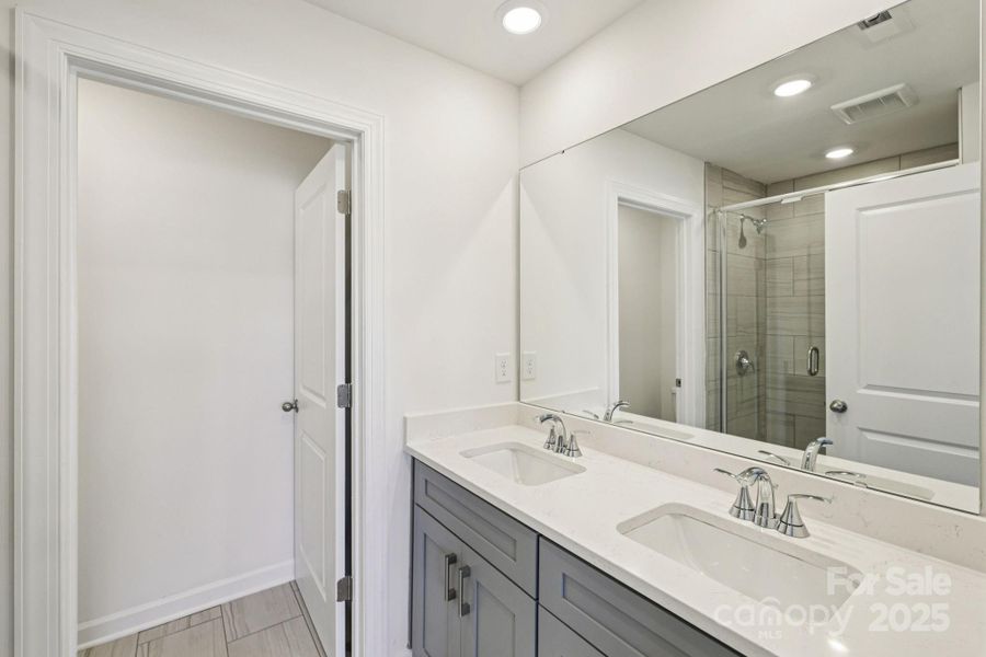 Furnished interior view inside a new home in Meadows at Wilson Farms - The Heights Series, Fort Mill (Image 7).