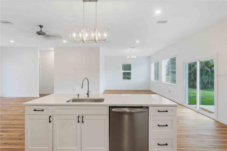 Furnished interior view inside a new home in , Punta Gorda (Image 11).