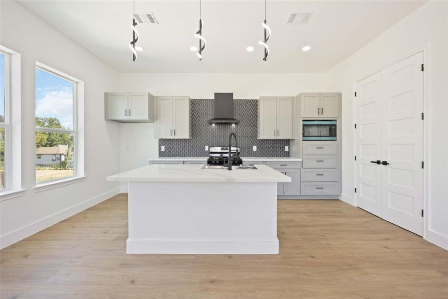 Furnished interior view inside a new home in , Houston (Image 6).