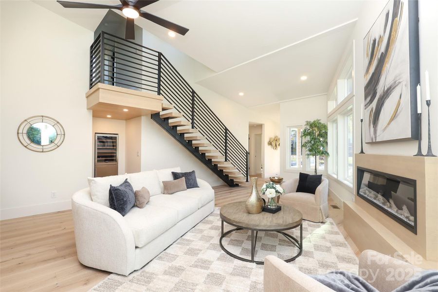 Furnished interior view inside a new home in , Charlotte (Image 17).