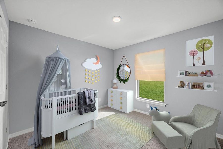Furnished interior view inside a new home in , Citrus Springs (Image 8).