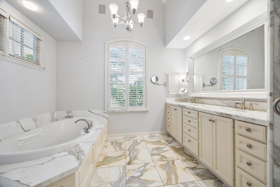 Furnished interior view inside a new home in , Houston (Image 9).