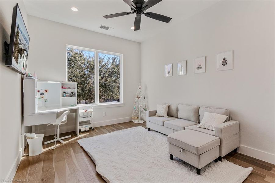 Furnished interior view inside a new home in , Heath (Image 11).
