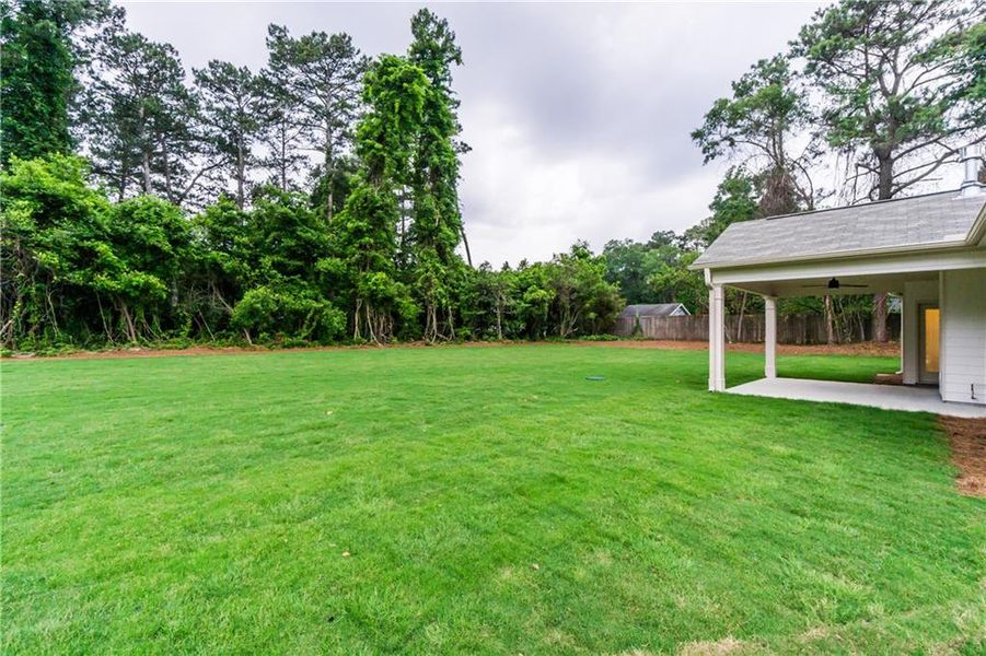 Exterior details and patio area of a home in , Snellville (Image 19).