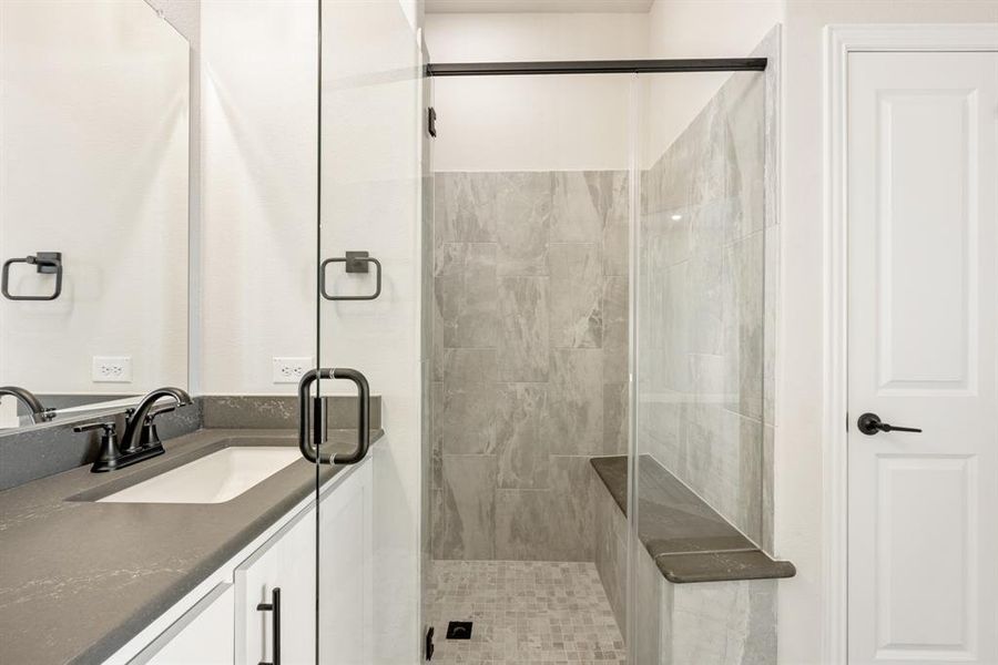 Furnished interior view inside a new home in Devonshire Classic 50-55, Forney (Image 8). Furnished interior view inside a new home in Devonshire Classic 50-55, Forney (Image 8).