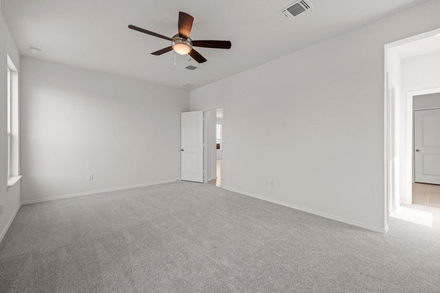 Spacious, unfurnished interior of a new home in Sonterra - Cool Water, Jarrell (Image 19).