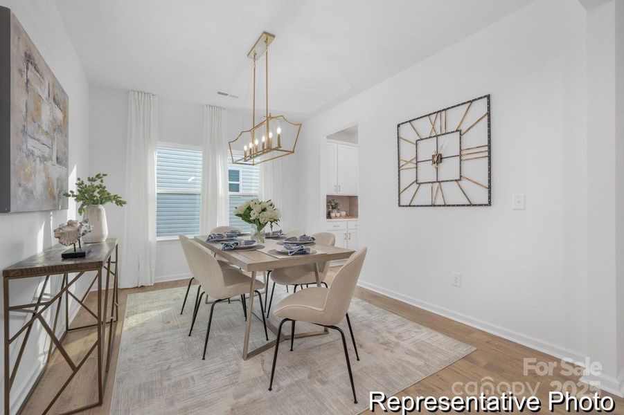 Furnished interior view inside a new home in Whispering Hills, Locust (Image 15).
