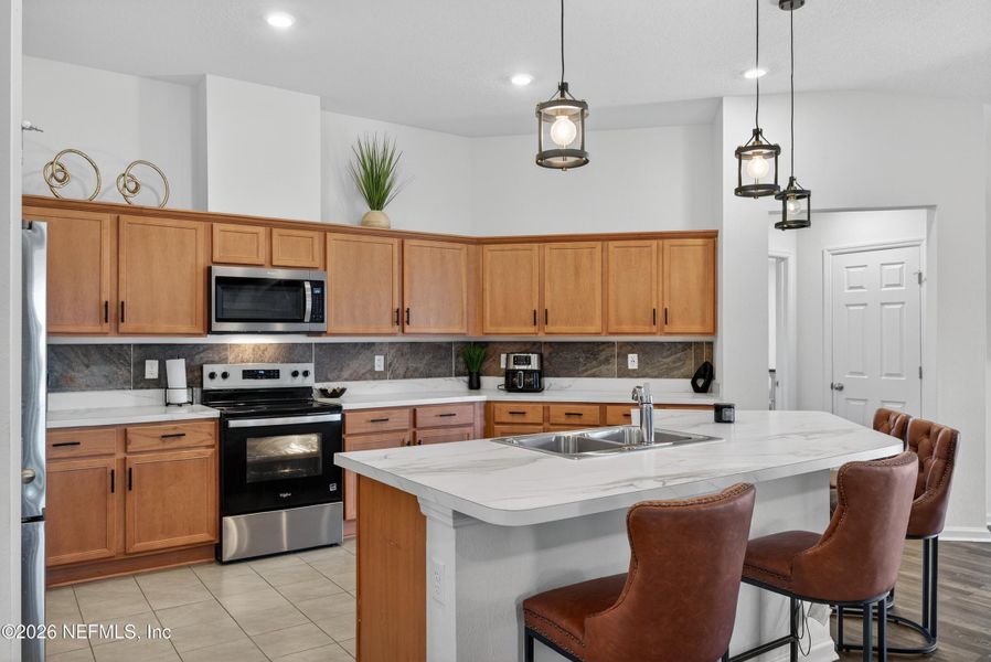 Furnished interior view inside a new home in , Jacksonville (Image 14).
