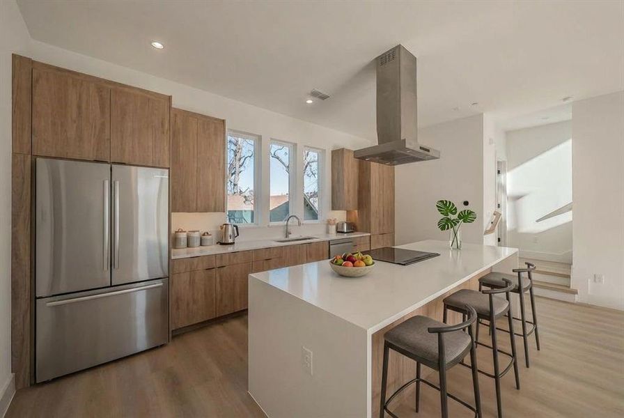 Furnished interior view inside a new home in , Dallas (Image 7).