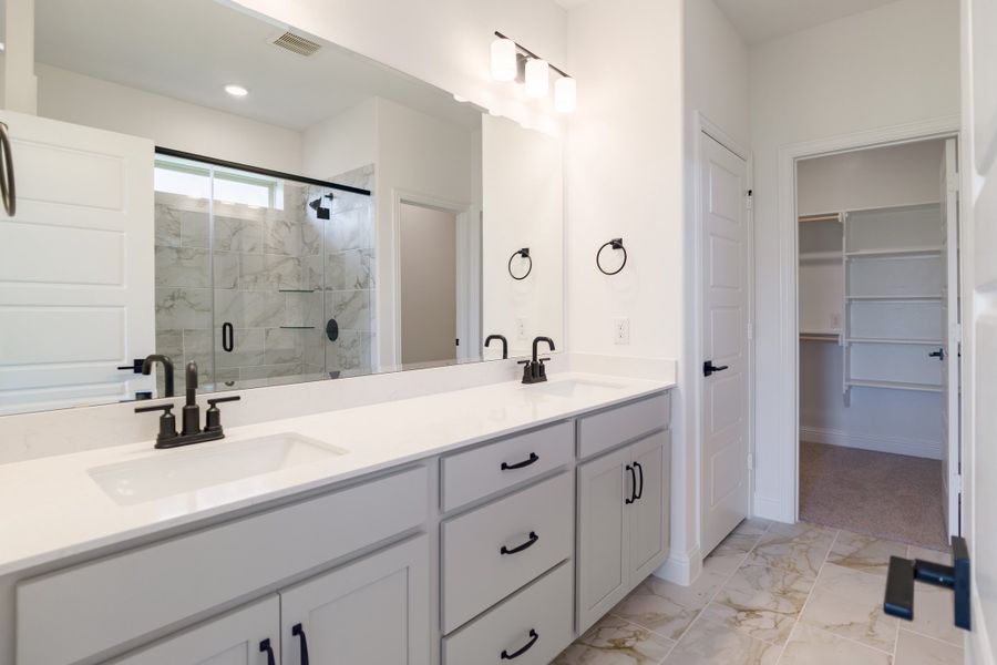 Furnished interior view inside a new home in Lovers Landing, Forney (Image 6).