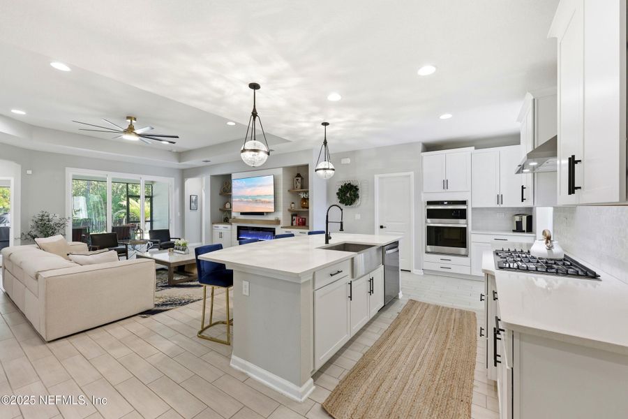 Furnished interior view inside a new home in Silver Landing at SilverLeaf, St. Augustine (Image 10).