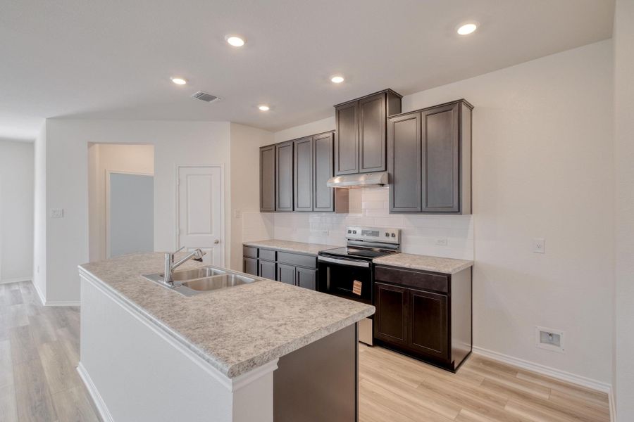 Furnished interior view inside a new home in Sonterra - Cool Water, Jarrell (Image 5).