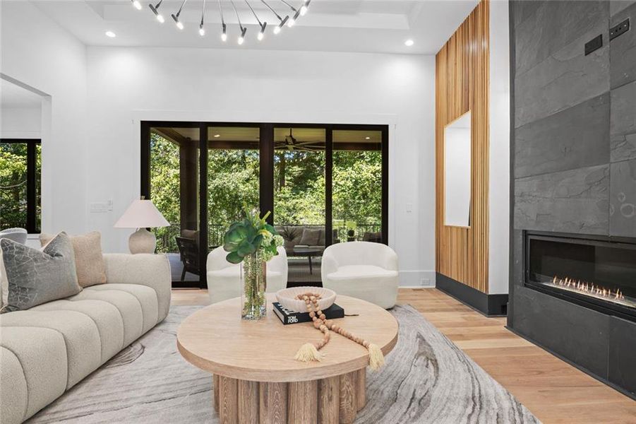 Furnished interior view inside a new home in , Atlanta (Image 12). Furnished interior view inside a new home in , Atlanta (Image 12).