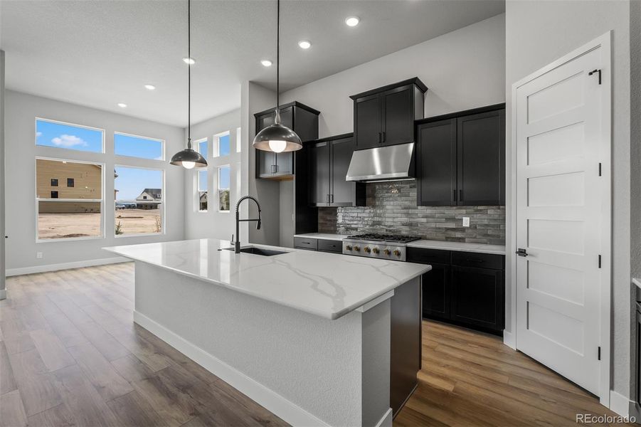 Furnished interior view inside a new home in Cloverleaf – Mountainview Collection, Monument (Image 6).