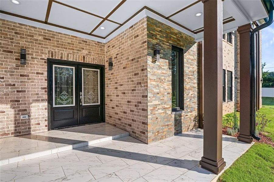 Exterior details and patio area of a home in , Grayson (Image 27).