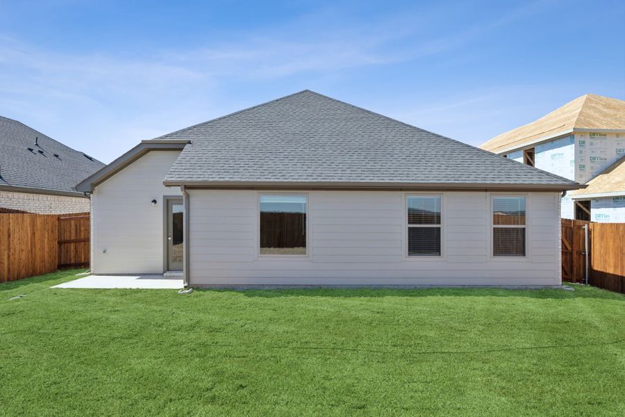 Flatwork in the Harrison home plan by Trophy Signature Homes – REPRESENTATIVE PHOTO Flatwork in the Harrison home plan by Trophy Signature Homes – REPRESENTATIVE PHOTO