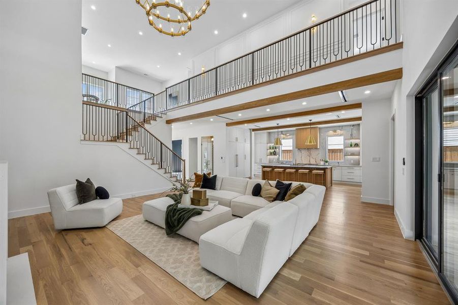 Furnished interior view inside a new home in , Dallas (Image 28).