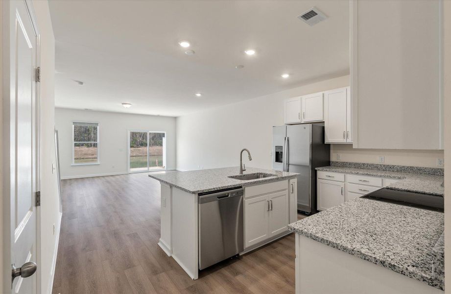Furnished interior view inside a new home in The Landings at Montague, Goose Creek (Image 12).