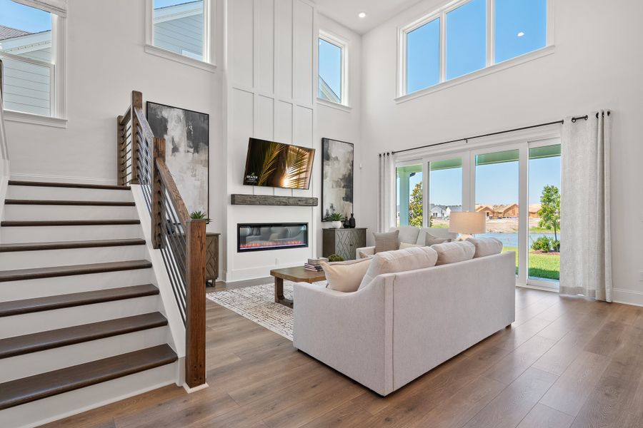Furnished interior view inside a new home in Marshfield, Longs (Image 4).