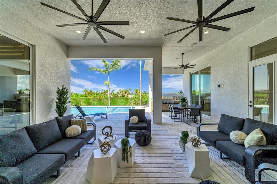 Exterior details and patio area of a home in Legends Bay, Bradenton (Image 28). Exterior details and patio area of a home in Legends Bay, Bradenton (Image 28).
