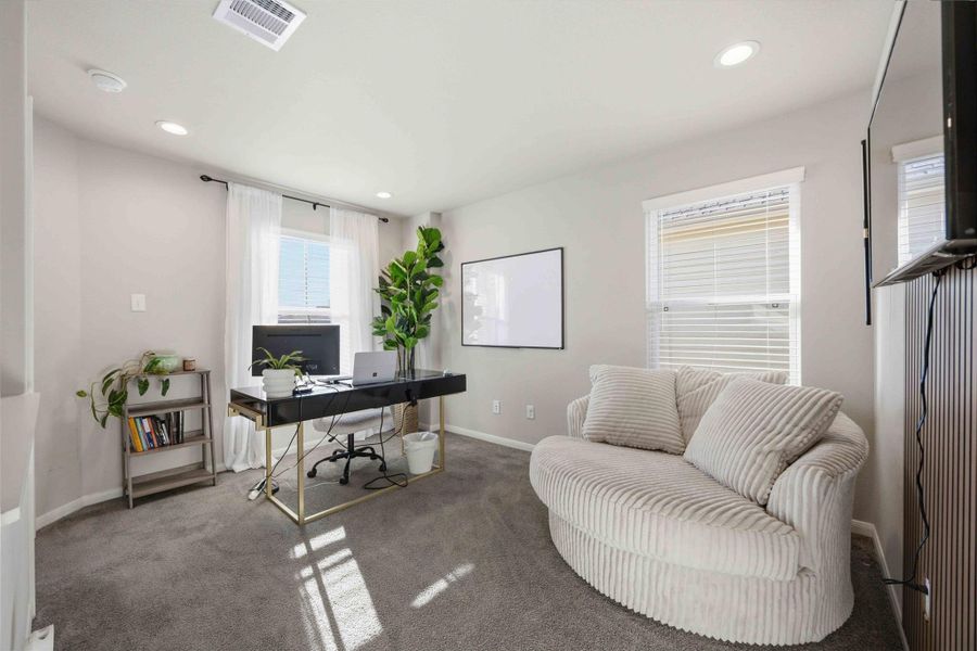 Furnished interior view inside a new home in , Houston (Image 18).