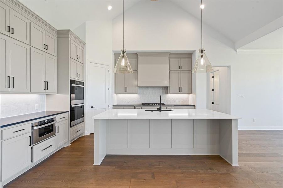 Furnished interior in a model home at Santana Ridge in Weatherford (Image 15). Furnished interior in a model home at Santana Ridge in Weatherford (Image 15).