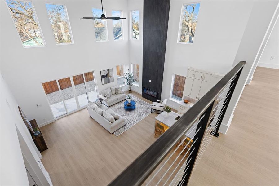 Furnished interior view inside a new home in , Dallas (Image 30).