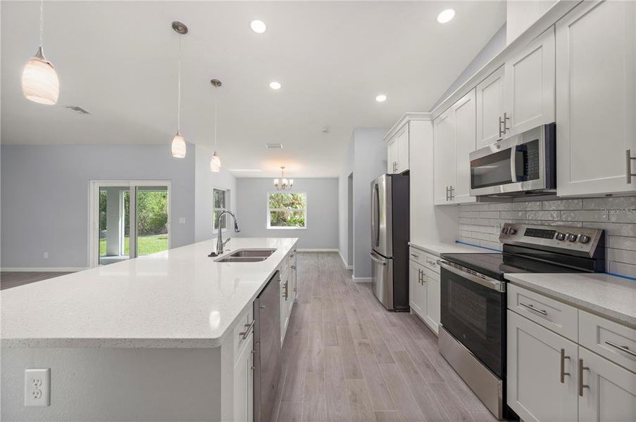 Furnished interior view inside a new home in , Punta Gorda (Image 9). Furnished interior view inside a new home in , Punta Gorda (Image 9).