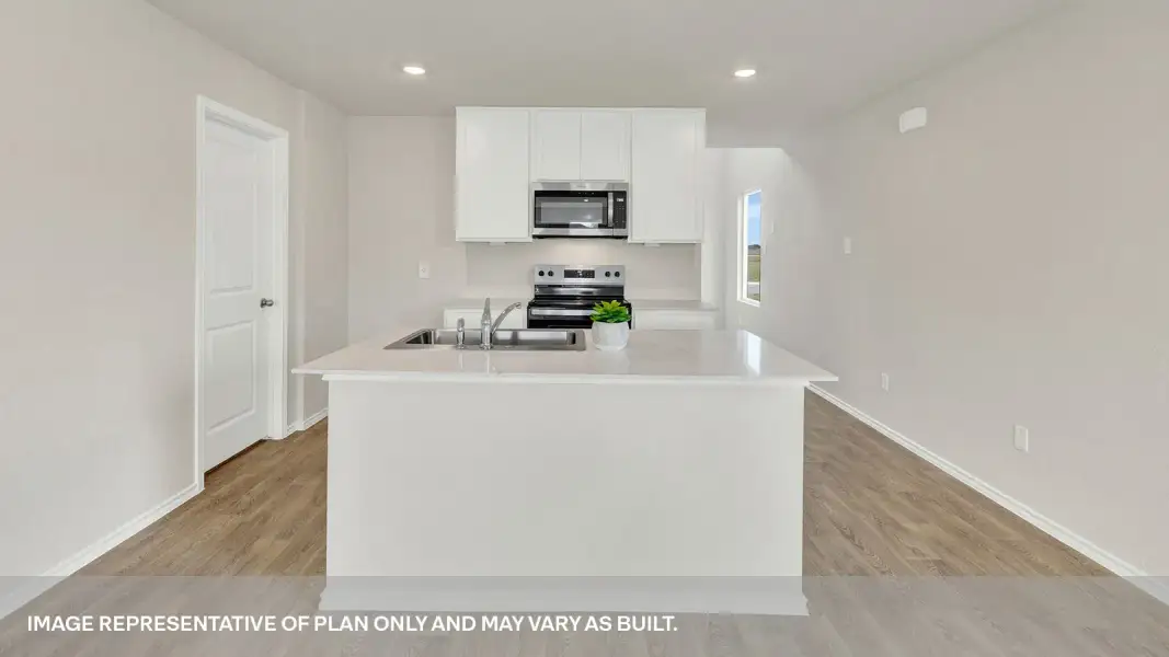 Furnished interior view inside a new home in Spring Valley, New Braunfels (Image 4).