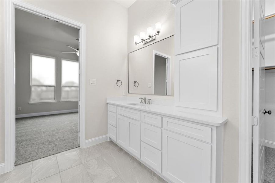 The Brendan F Primary Suite Bathroom