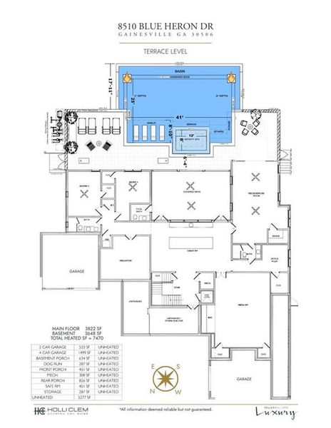 2D floor plan layout of this home in , Gainesville, GA (Image 6).