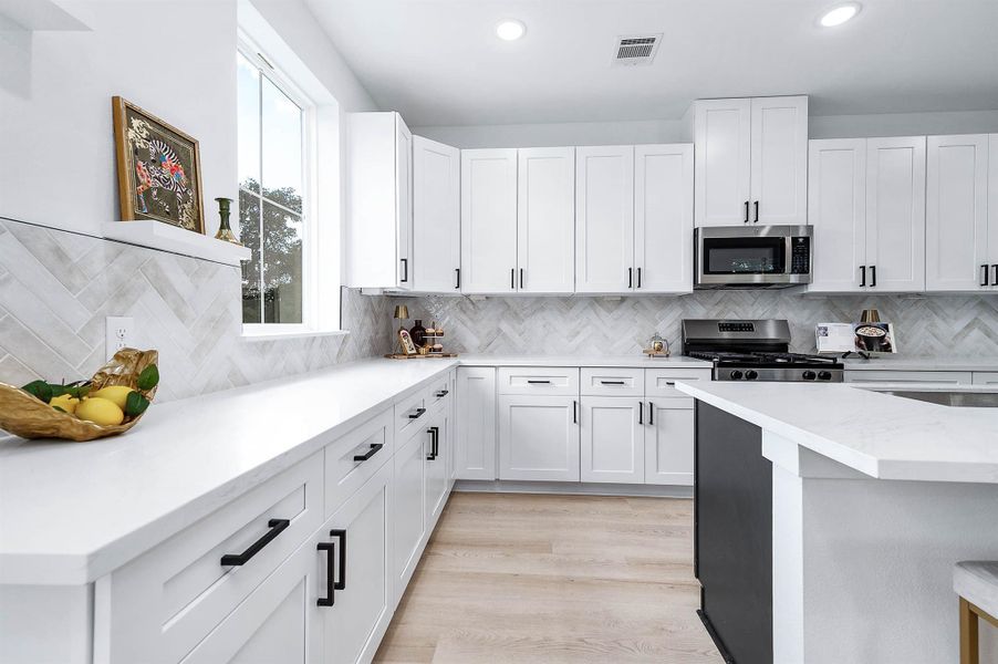 Furnished interior view inside a new home in , Houston (Image 9).