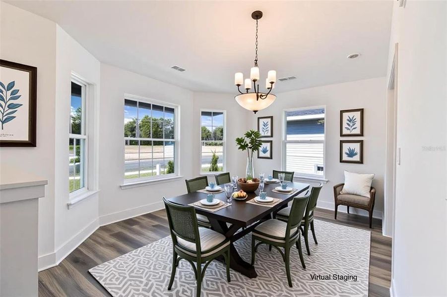 Furnished interior view inside a new home in Briarwood, Alachua (Image 10).