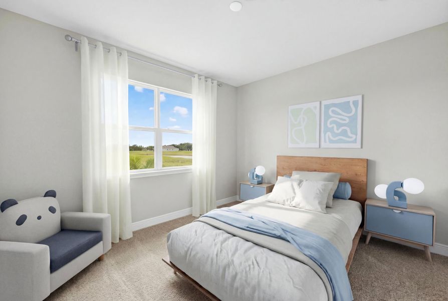 Furnished interior view inside a new home in Windwater, Parrish (Image 14).