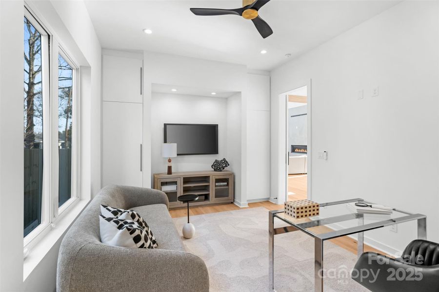 Furnished interior view inside a new home in , Charlotte (Image 18). Furnished interior view inside a new home in , Charlotte (Image 18).