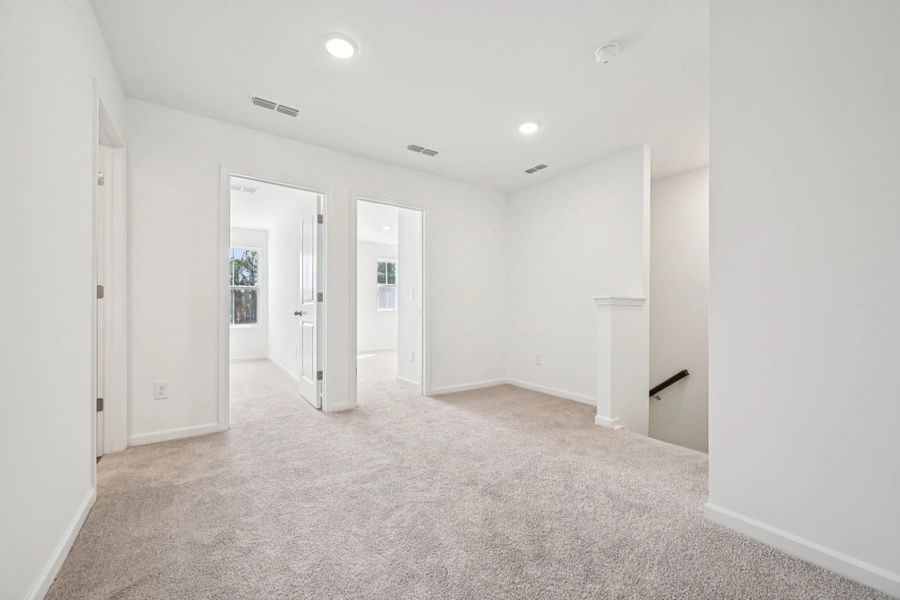 Spacious, unfurnished interior of a new home in Towns at The Point, Rolesville (Image 21).