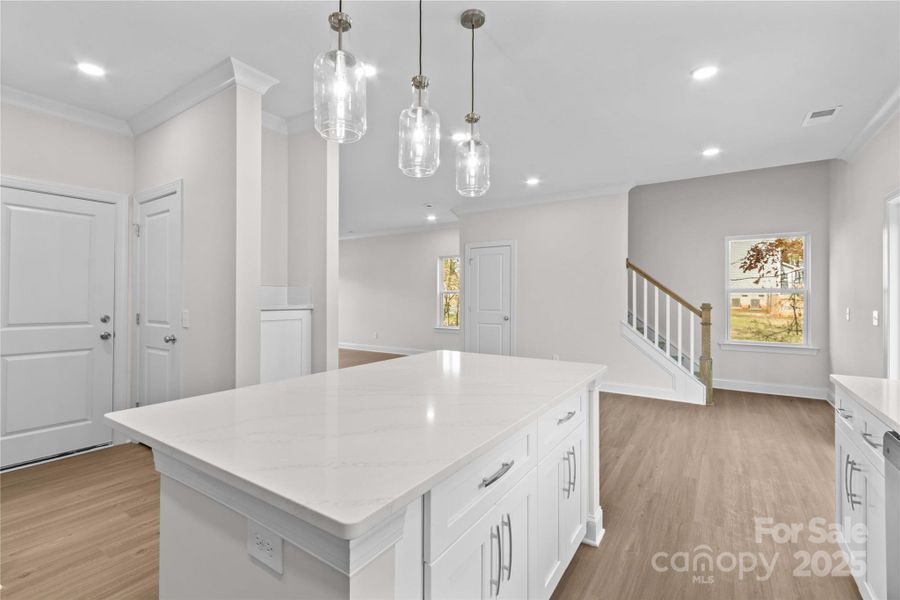 Furnished interior view inside a new home in , Statesville (Image 10).