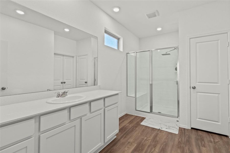 Furnished interior view inside a new home in Tavola: Wildflower II Collection, New Caney (Image 13).